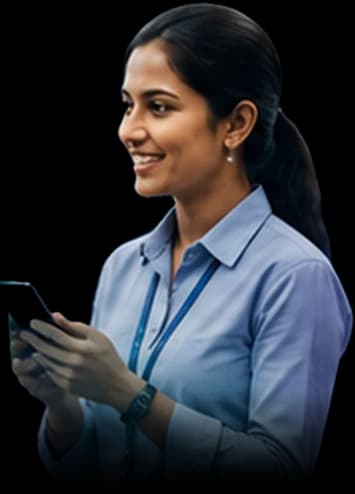An employer speaking with the job seeker